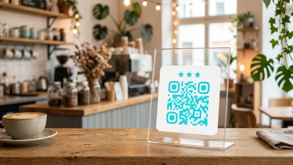 Código QR para reseñas de Google